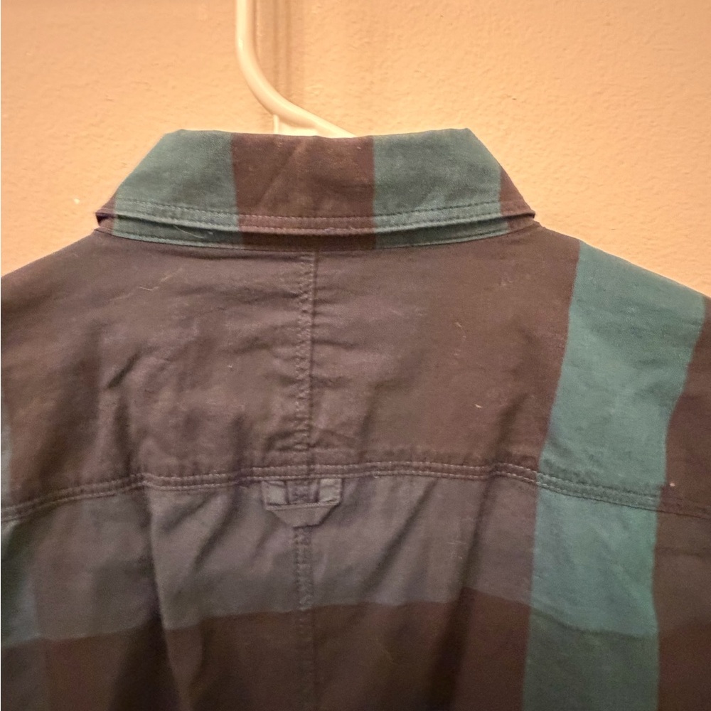 🔥Final Price-No Offers ✅ Burberry Brit Women’s Plaid Button Front Shirt Top S - Picture 8 of 12